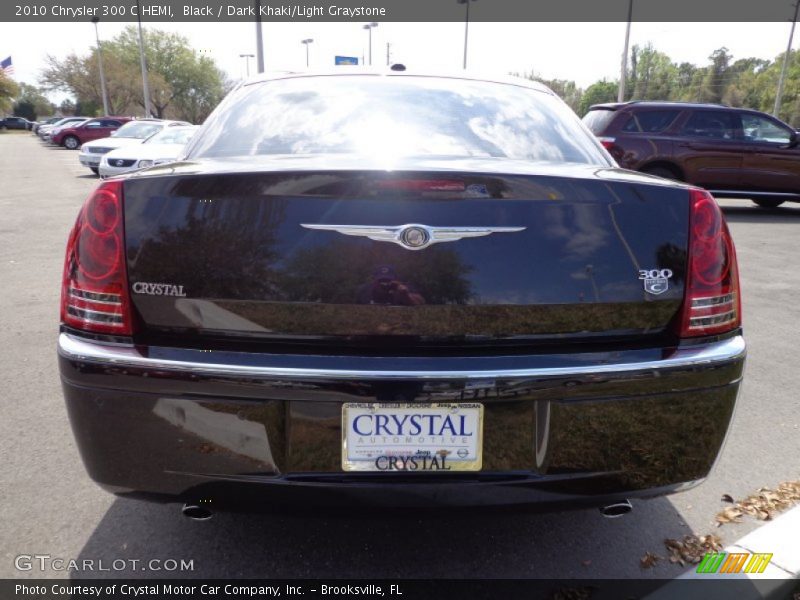 Black / Dark Khaki/Light Graystone 2010 Chrysler 300 C HEMI