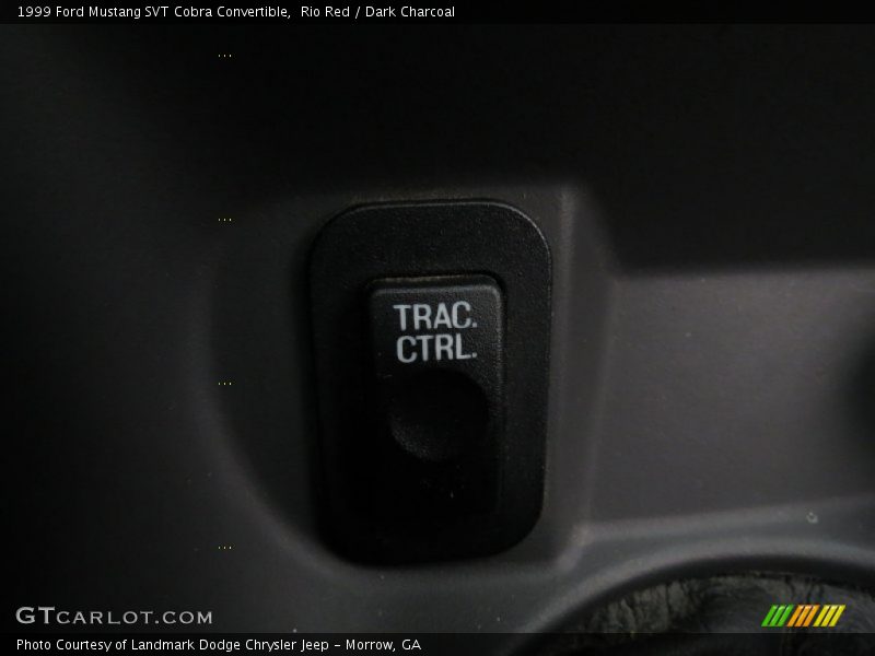 Controls of 1999 Mustang SVT Cobra Convertible