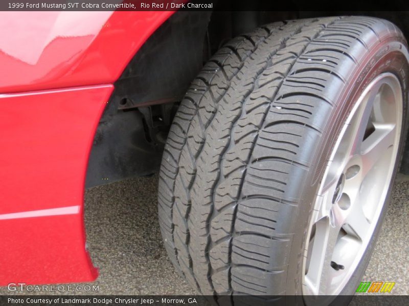 Rio Red / Dark Charcoal 1999 Ford Mustang SVT Cobra Convertible
