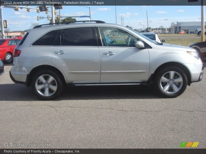 Palladium Metallic / Taupe 2012 Acura MDX SH-AWD Technology