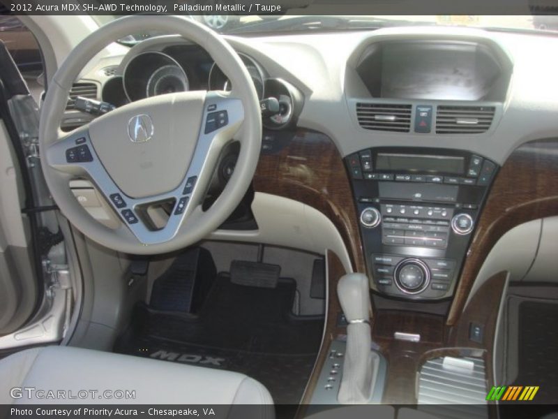 Palladium Metallic / Taupe 2012 Acura MDX SH-AWD Technology