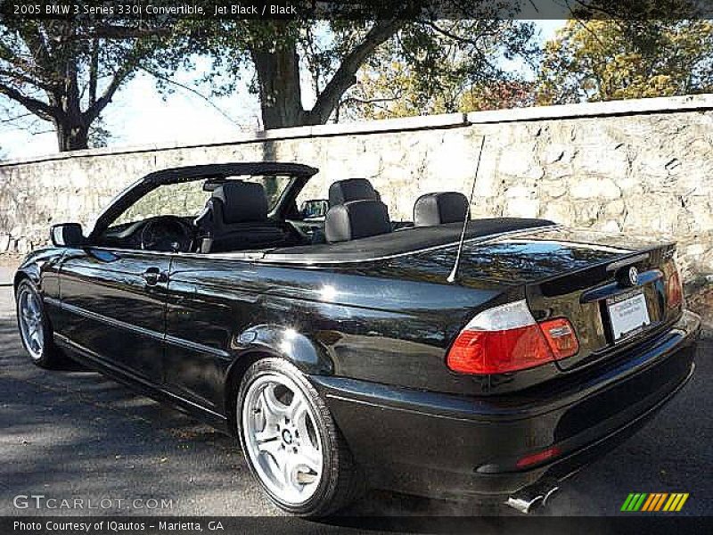 Jet Black / Black 2005 BMW 3 Series 330i Convertible