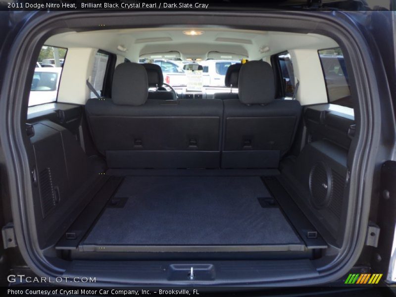 Brilliant Black Crystal Pearl / Dark Slate Gray 2011 Dodge Nitro Heat