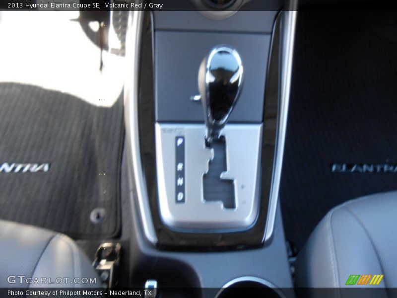 Volcanic Red / Gray 2013 Hyundai Elantra Coupe SE
