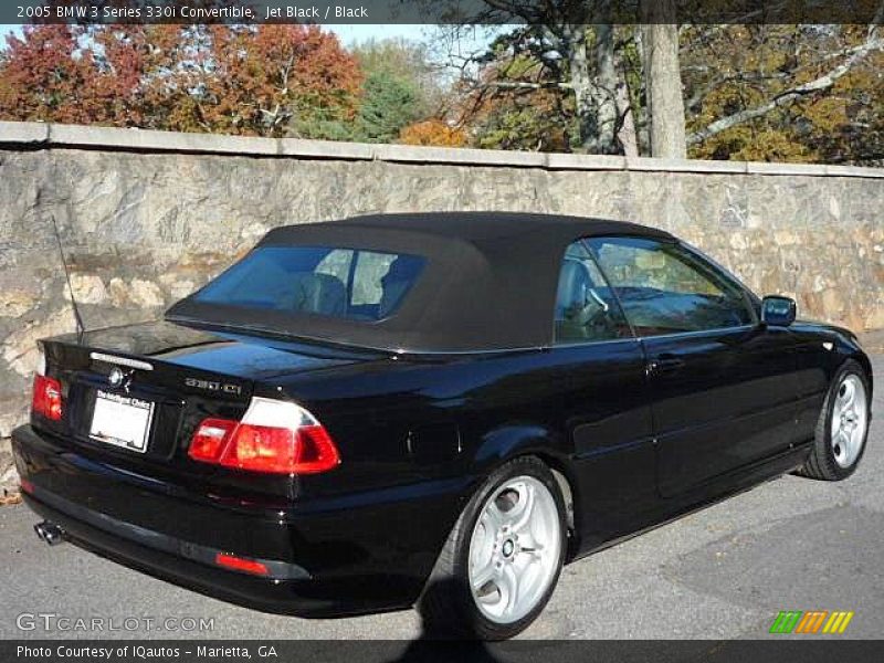 Jet Black / Black 2005 BMW 3 Series 330i Convertible