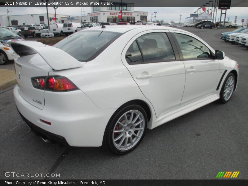  2011 Lancer Evolution GSR Wicked White