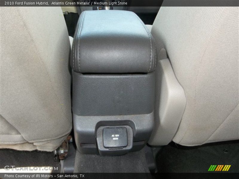 Atlantis Green Metallic / Medium Light Stone 2010 Ford Fusion Hybrid