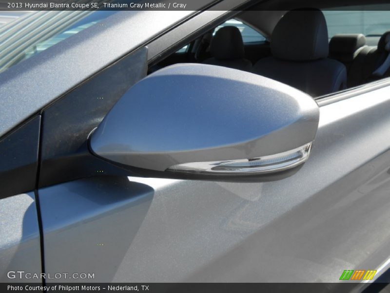 Titanium Gray Metallic / Gray 2013 Hyundai Elantra Coupe SE