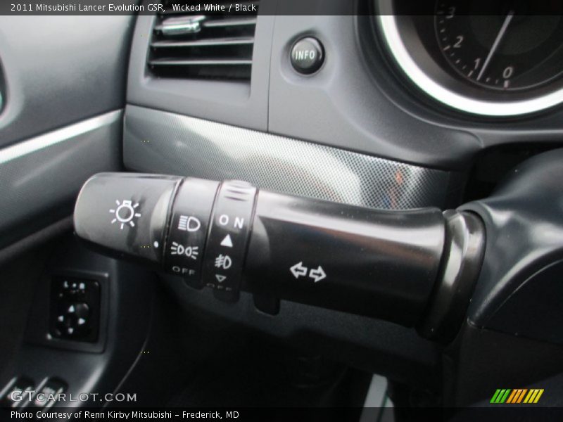 Controls of 2011 Lancer Evolution GSR