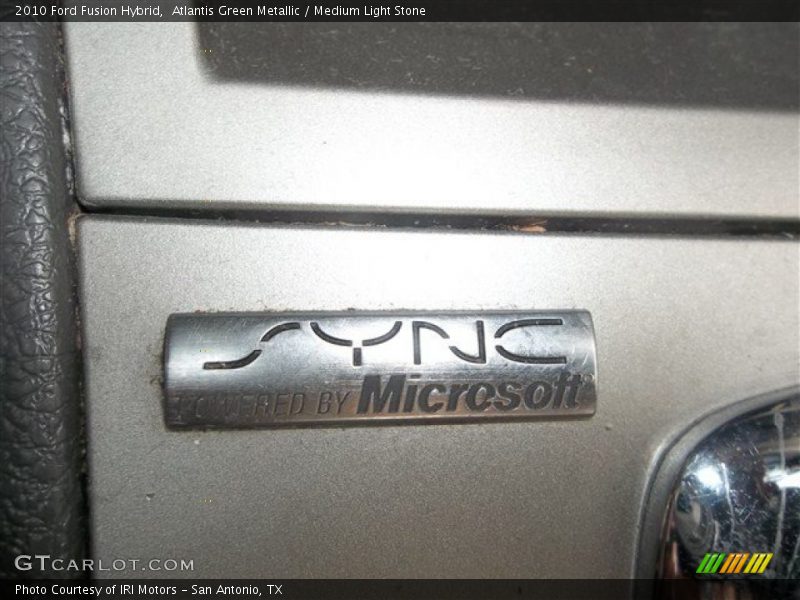 Atlantis Green Metallic / Medium Light Stone 2010 Ford Fusion Hybrid