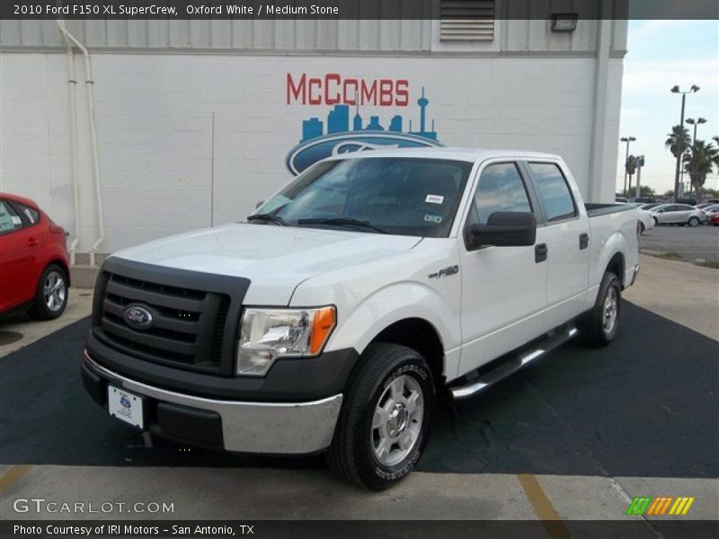 Oxford White / Medium Stone 2010 Ford F150 XL SuperCrew