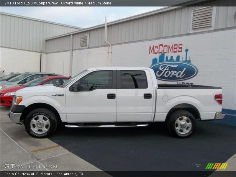 Oxford White / Medium Stone 2010 Ford F150 XL SuperCrew