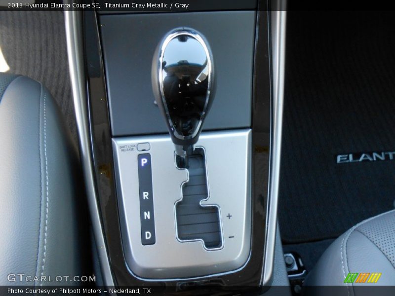 Titanium Gray Metallic / Gray 2013 Hyundai Elantra Coupe SE