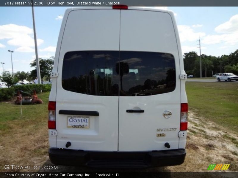 Blizzard White / Charcoal 2012 Nissan NV 2500 HD SV High Roof