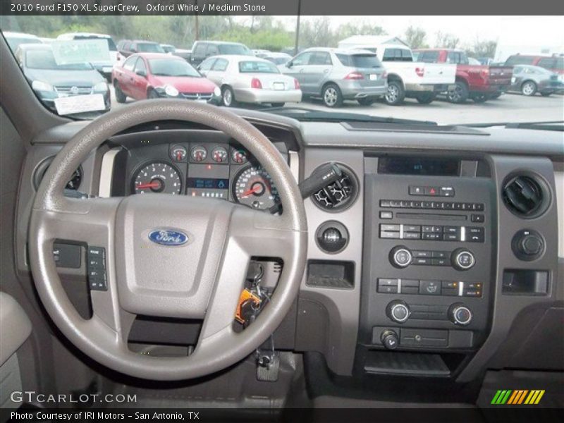 Oxford White / Medium Stone 2010 Ford F150 XL SuperCrew