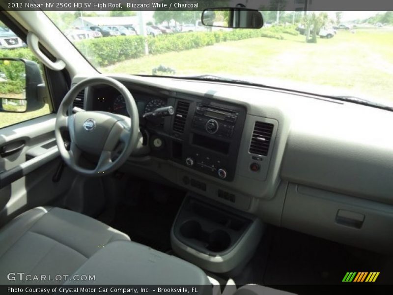 Blizzard White / Charcoal 2012 Nissan NV 2500 HD SV High Roof
