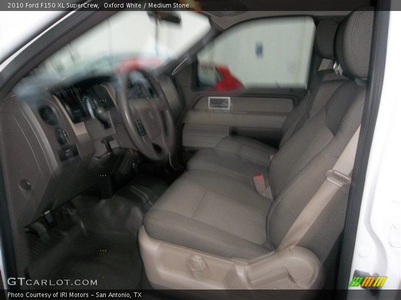 Oxford White / Medium Stone 2010 Ford F150 XL SuperCrew