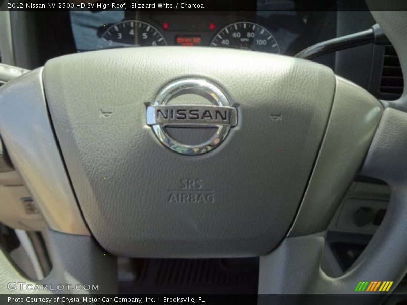 Blizzard White / Charcoal 2012 Nissan NV 2500 HD SV High Roof