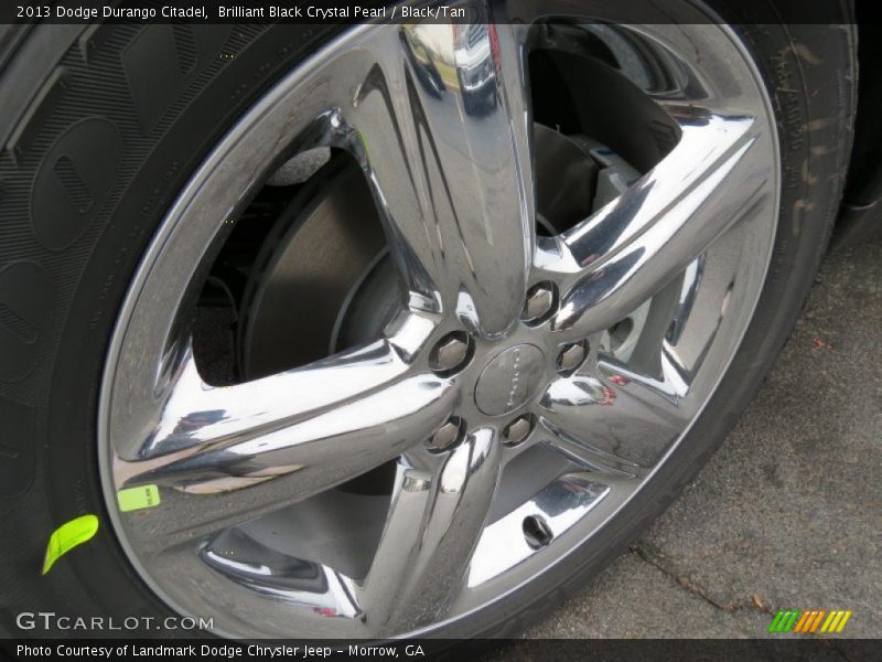 Brilliant Black Crystal Pearl / Black/Tan 2013 Dodge Durango Citadel