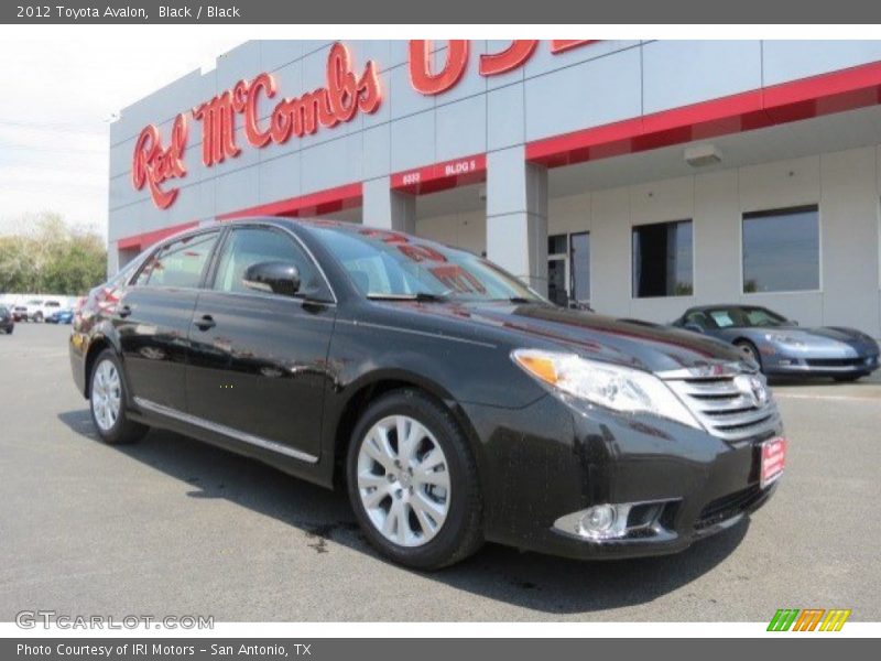 Black / Black 2012 Toyota Avalon