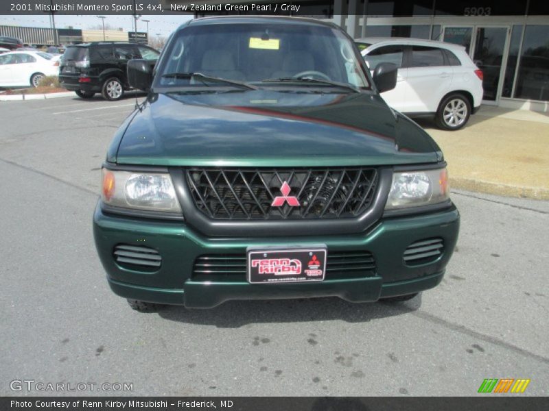 New Zealand Green Pearl / Gray 2001 Mitsubishi Montero Sport LS 4x4