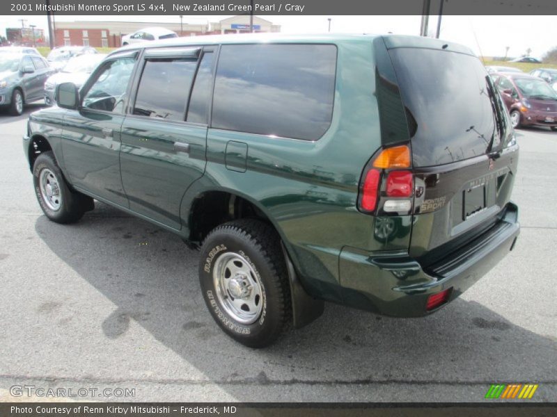 New Zealand Green Pearl / Gray 2001 Mitsubishi Montero Sport LS 4x4