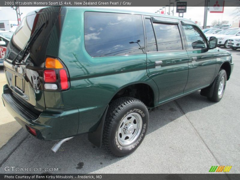 New Zealand Green Pearl / Gray 2001 Mitsubishi Montero Sport LS 4x4