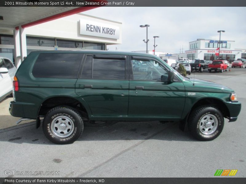 New Zealand Green Pearl / Gray 2001 Mitsubishi Montero Sport LS 4x4