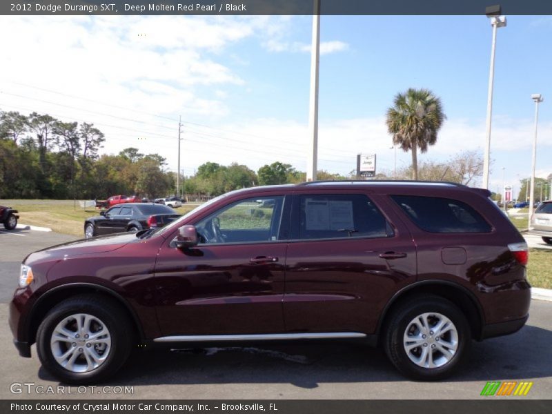  2012 Durango SXT Deep Molten Red Pearl