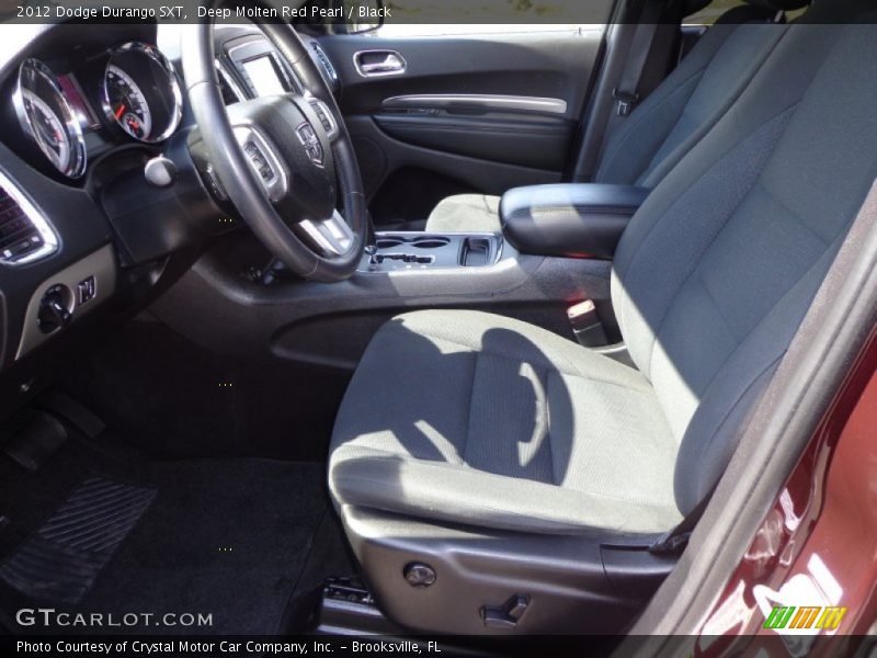 Deep Molten Red Pearl / Black 2012 Dodge Durango SXT