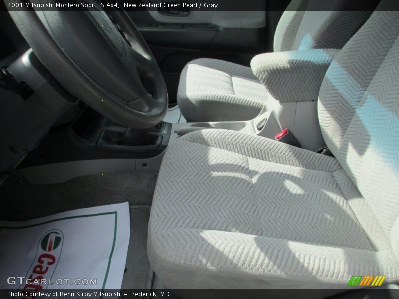 New Zealand Green Pearl / Gray 2001 Mitsubishi Montero Sport LS 4x4