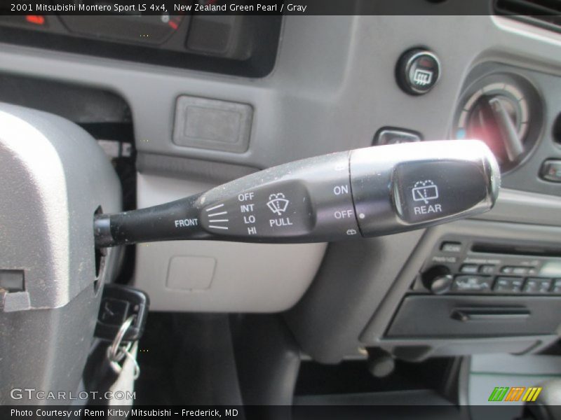New Zealand Green Pearl / Gray 2001 Mitsubishi Montero Sport LS 4x4