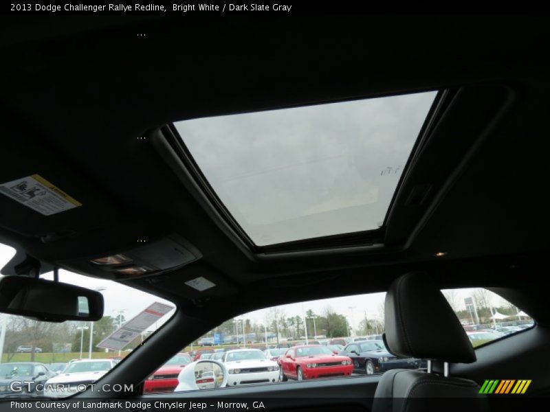 Bright White / Dark Slate Gray 2013 Dodge Challenger Rallye Redline