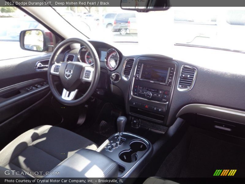 Deep Molten Red Pearl / Black 2012 Dodge Durango SXT