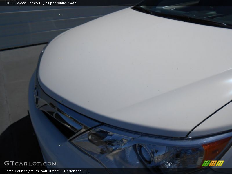 Super White / Ash 2013 Toyota Camry LE