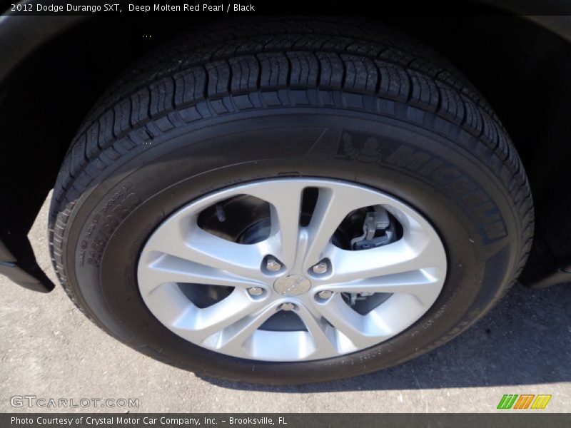 Deep Molten Red Pearl / Black 2012 Dodge Durango SXT