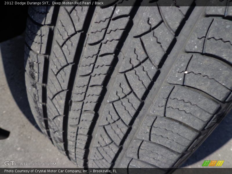 Deep Molten Red Pearl / Black 2012 Dodge Durango SXT
