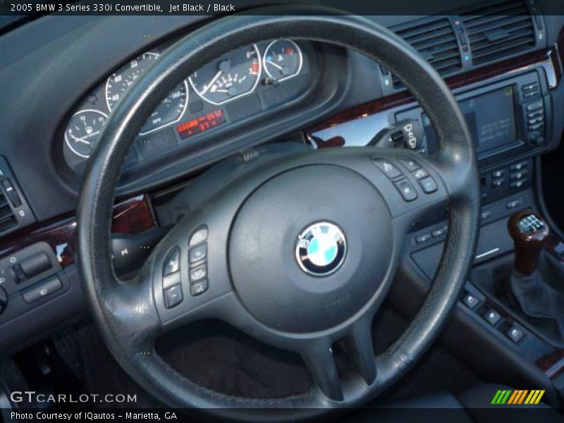 Jet Black / Black 2005 BMW 3 Series 330i Convertible