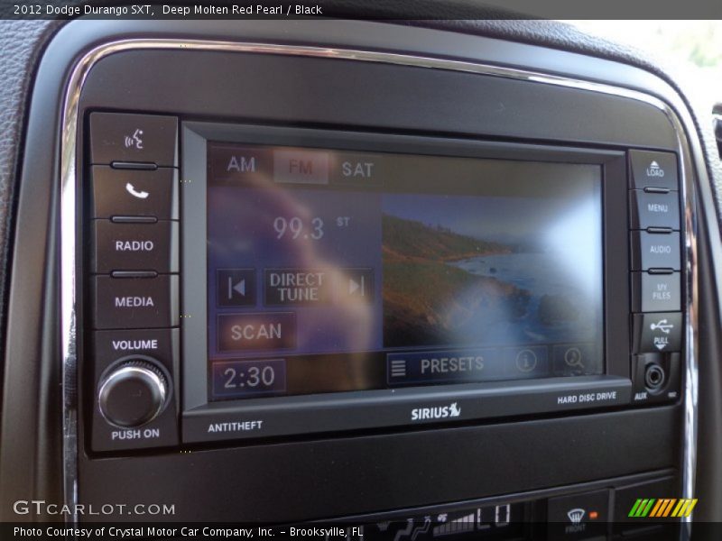 Deep Molten Red Pearl / Black 2012 Dodge Durango SXT