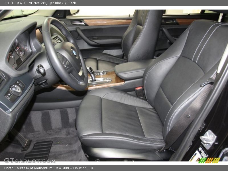 Jet Black / Black 2011 BMW X3 xDrive 28i