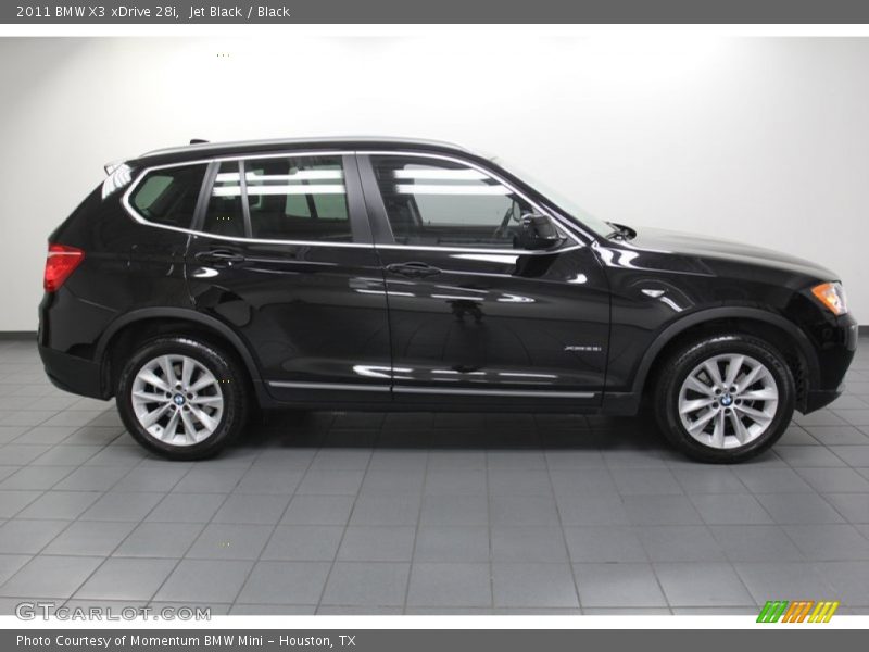Jet Black / Black 2011 BMW X3 xDrive 28i