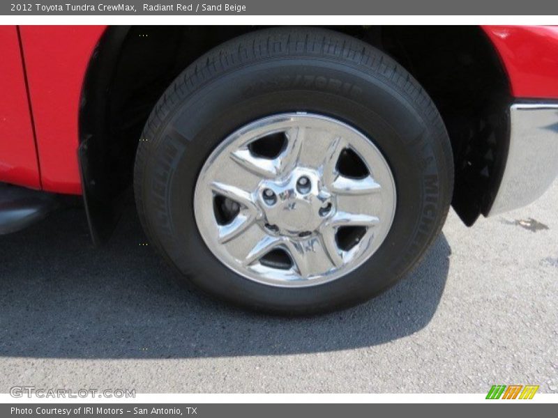 Radiant Red / Sand Beige 2012 Toyota Tundra CrewMax