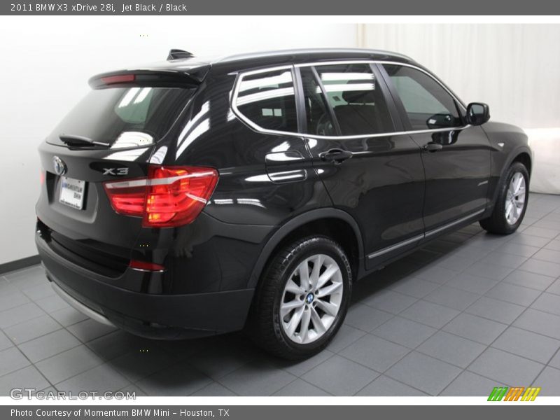 Jet Black / Black 2011 BMW X3 xDrive 28i