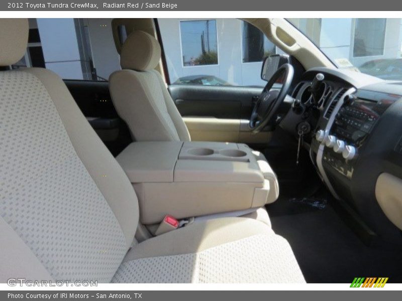Radiant Red / Sand Beige 2012 Toyota Tundra CrewMax