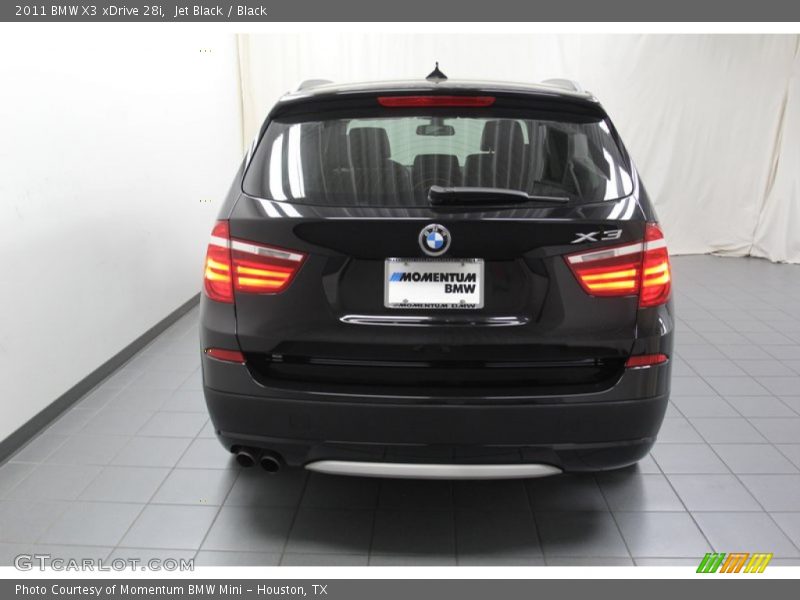 Jet Black / Black 2011 BMW X3 xDrive 28i