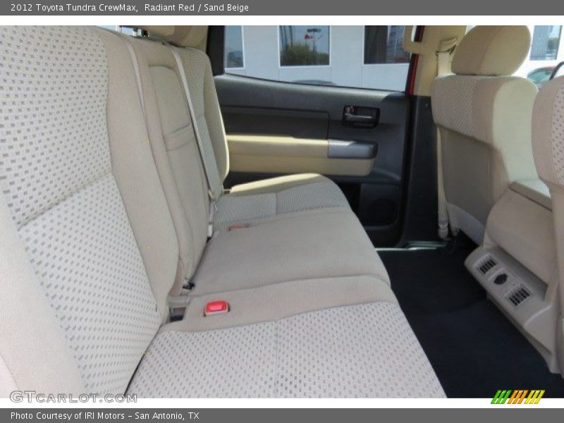 Radiant Red / Sand Beige 2012 Toyota Tundra CrewMax