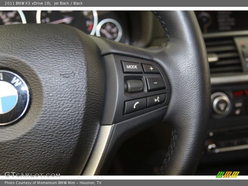 Jet Black / Black 2011 BMW X3 xDrive 28i