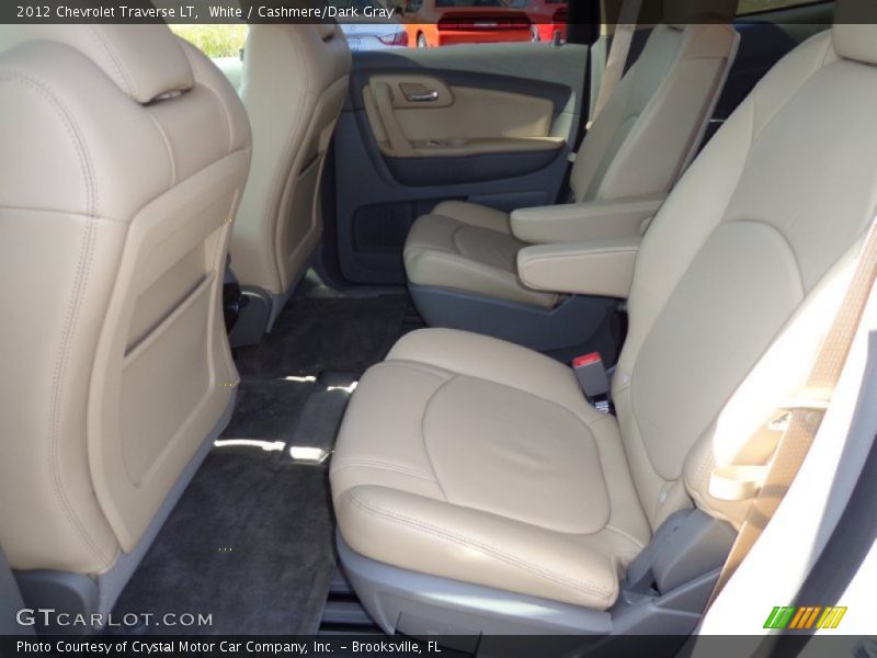 White / Cashmere/Dark Gray 2012 Chevrolet Traverse LT