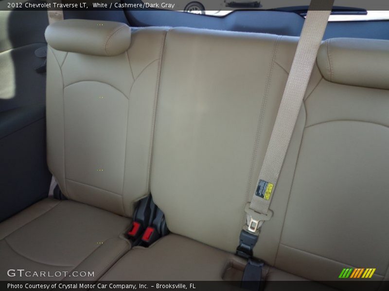 White / Cashmere/Dark Gray 2012 Chevrolet Traverse LT