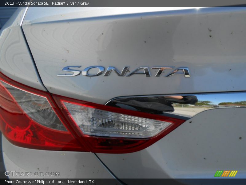 Radiant Silver / Gray 2013 Hyundai Sonata SE